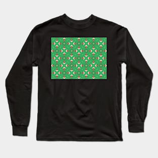 Abstract fish sketch pattern Long Sleeve T-Shirt